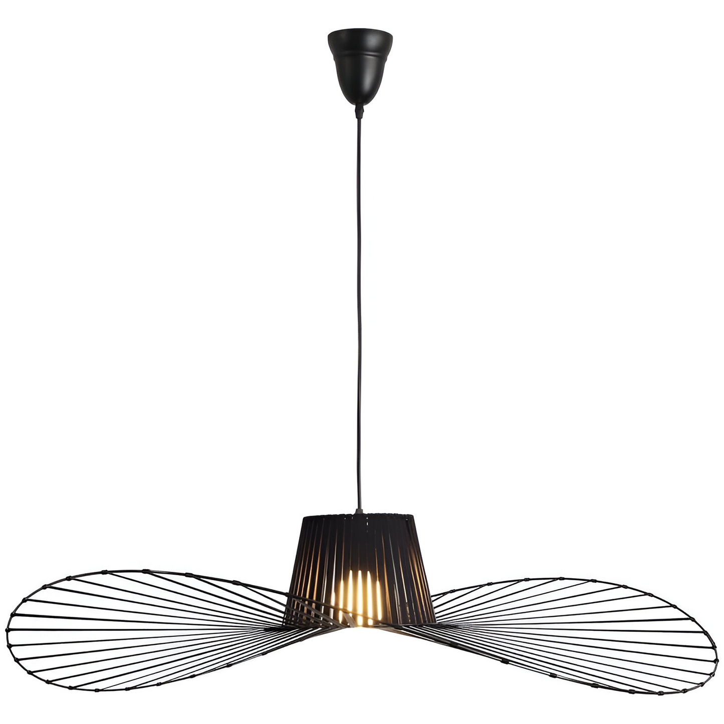 Lustra Suspendata ELIAS 35cm, 1x E27, Metal, Negru