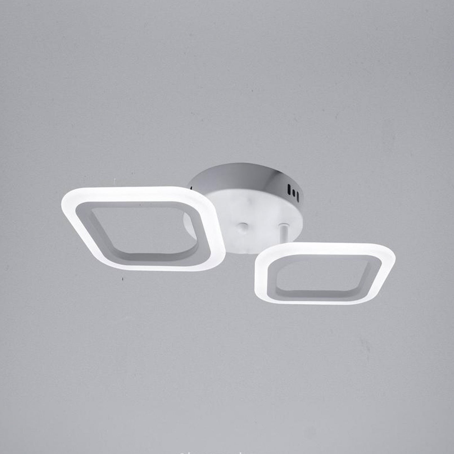 Lustra LED ERIKA 11W, 2 Patrate, lumina Neutra, Alb