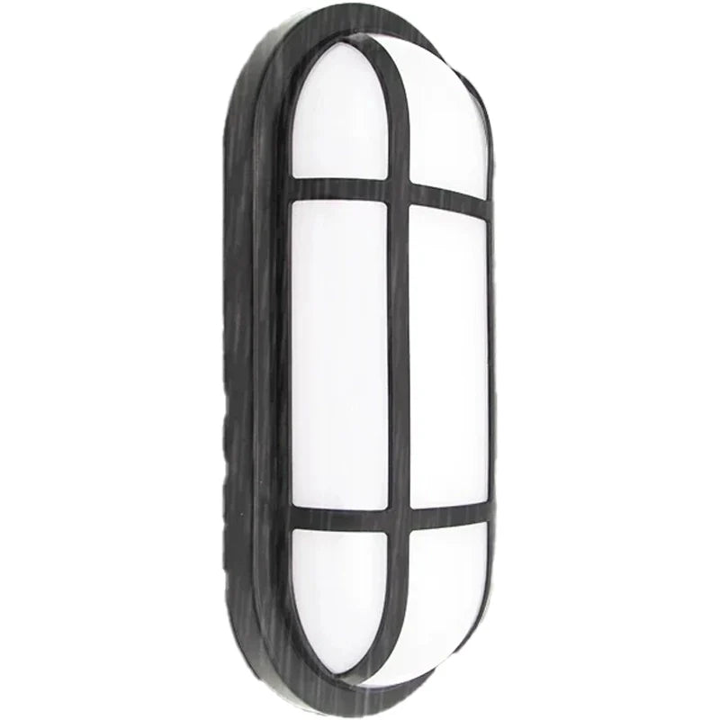 Aplica LED de Exterior AX321/218BK, IP65, Alb si Negru