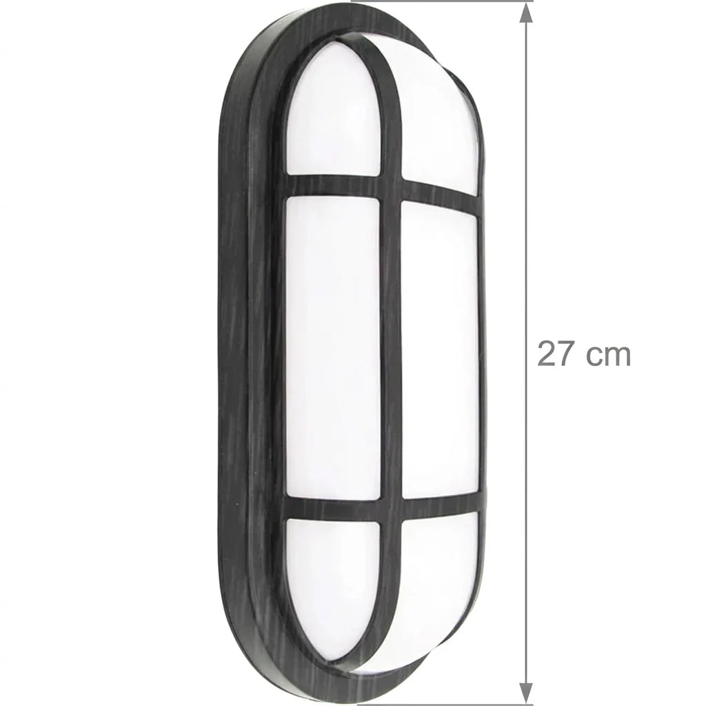 Aplica LED de Exterior AX321/218BK, IP65, Alb si Negru Aplice de Exterior Default Title Alessandro Design