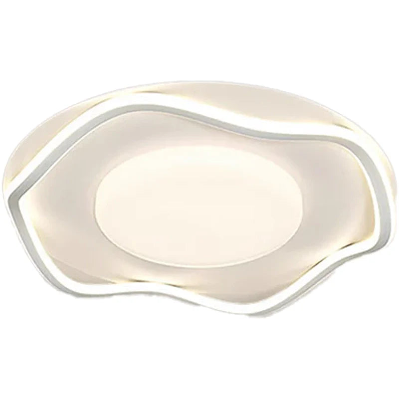 Lustra LED cu telecomanda MODERNO 77W, 2 Cercuri, lumina Rece/Calda/Neutra, Dimabila, Alb Lustre LED cu Telecomanda Default Title Alessandro Design