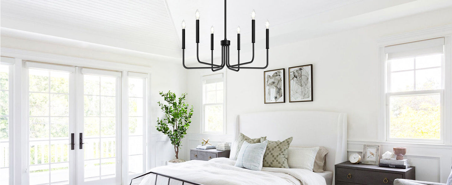 Lustra Metalic AVANT, tip Pendul cu brate, D63 cm Rotunda, 6xE14, Negru Lustre Industrial Default Title Alessandro Design