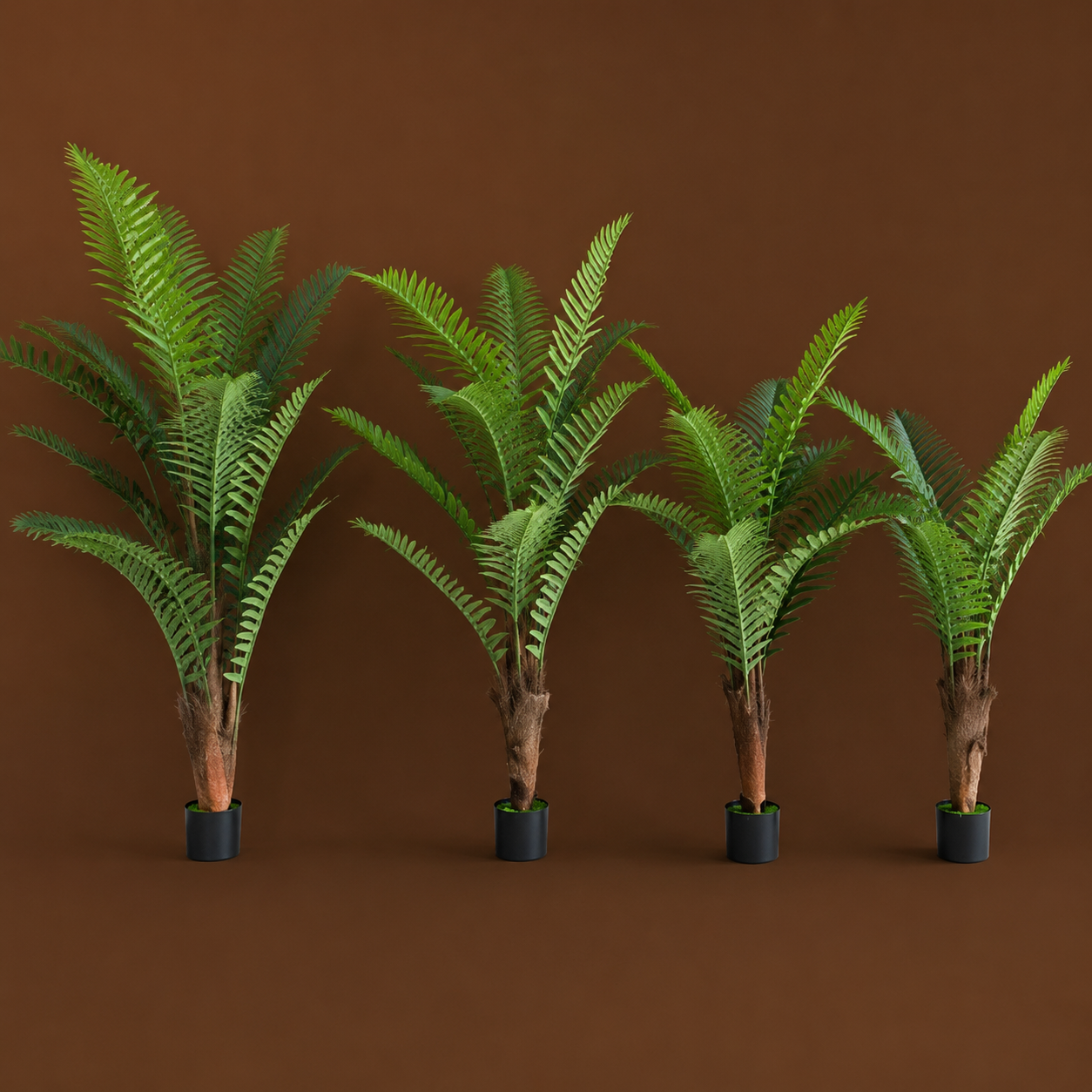 Decorațiune Roystonea Regia, 160 cm, 7 frunze, Verde
