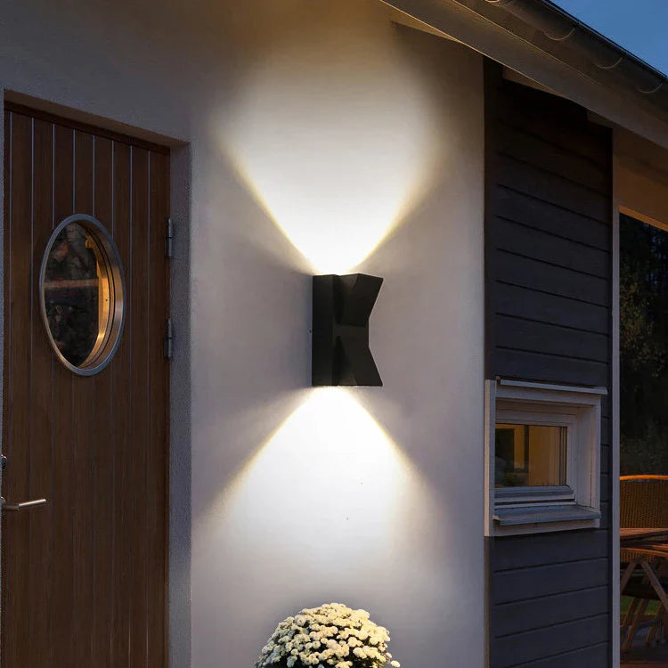 Aplica LED Scarlat Exterior, 6W, Negru, Metal, IP65, 3000K Aplice de Exterior Default Title Alessandro Design