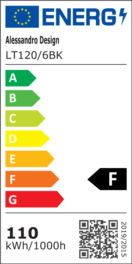 Lustra LED cu Telecomanda, KILLIAN, 110W, 6 Cercuri, Lumina Rece/Calda/Neutra 3000K/4000K/6000K, Dimabila, Negru si Alb, Metal si Acril