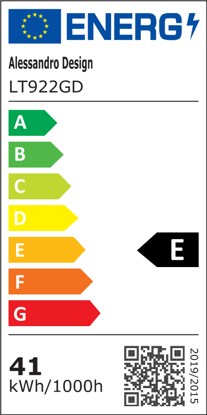 Lustră Suspendată LED Acril Aurelia 41W cu Telecomandă, Dimabilă, 3000K/4000K/6000K, Auriu, Metal și Acril