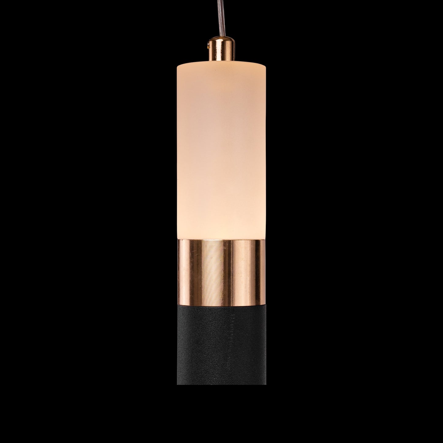 Pendul LED, 14W, 3000K/4000K/6000K, Negru cu Auriu, Acril si Metal, IP.20 448/10