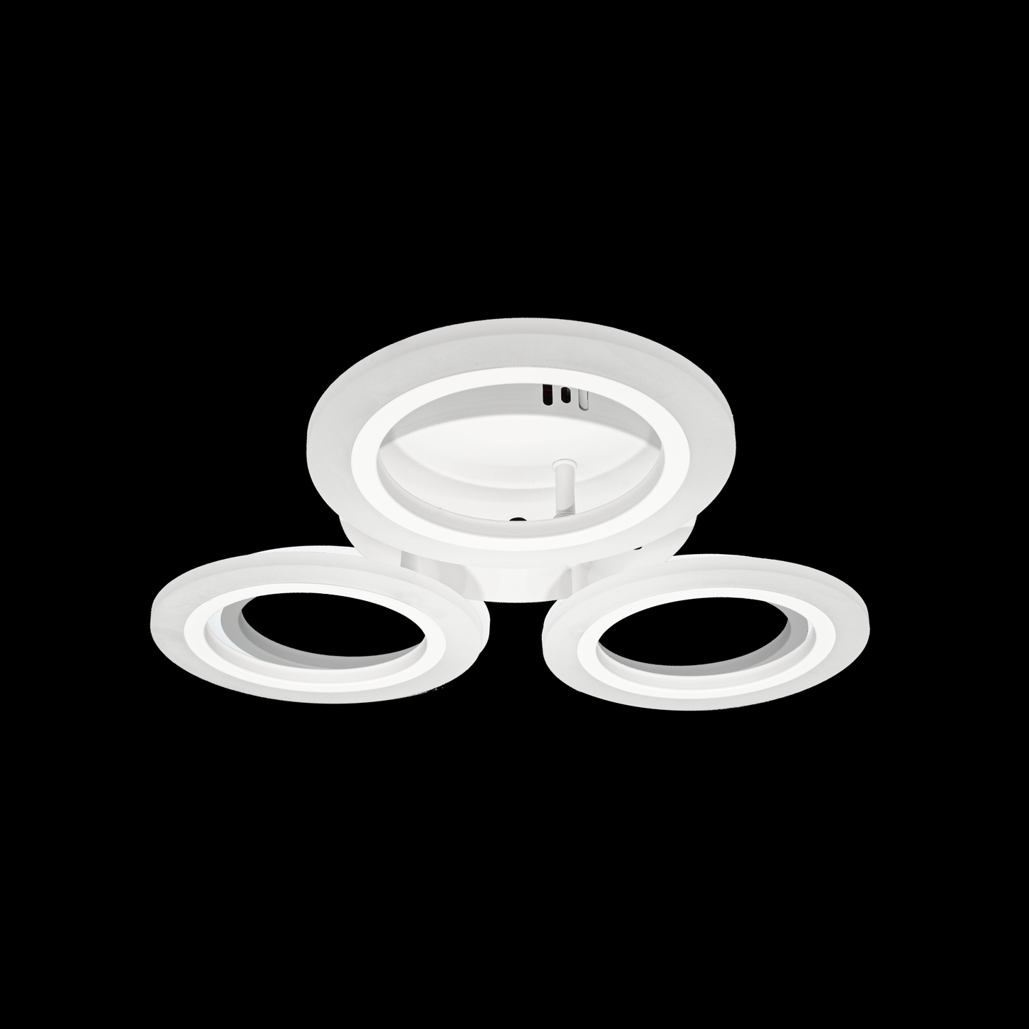 Lustra LED MARA 24W, 3 Cercuri, lumina Neutra, Alb