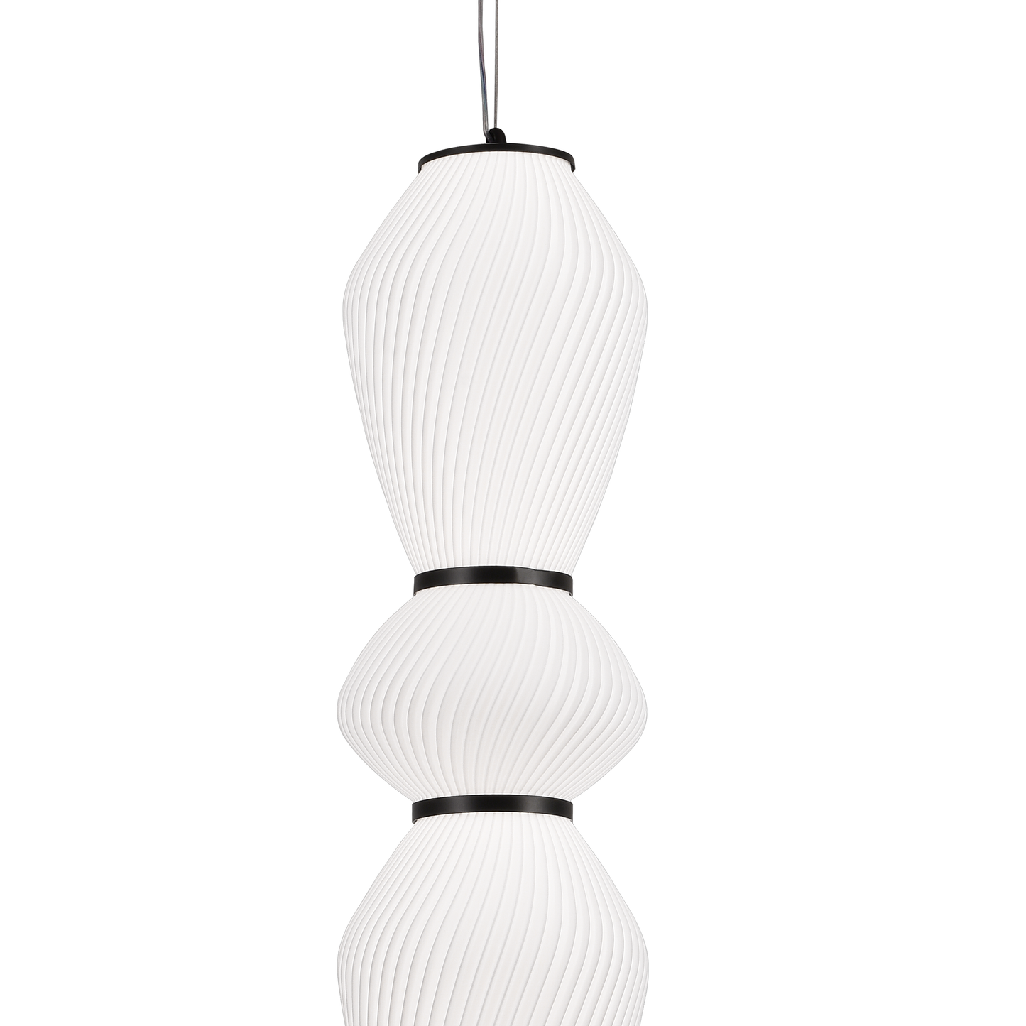 Lustra LED Suspendata cu Telecomanda 78W, LM510/5BK, Inaltime Reglabila, Lumina Calda/Rece/Neutra 3000K/4000K/6000K, Alb, Metal