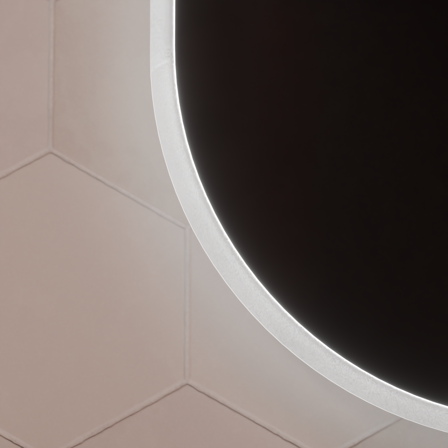 Oglinda LED Ovala 50x80cm, Llexort Touch, Sistem Dezaburire, Dimabila