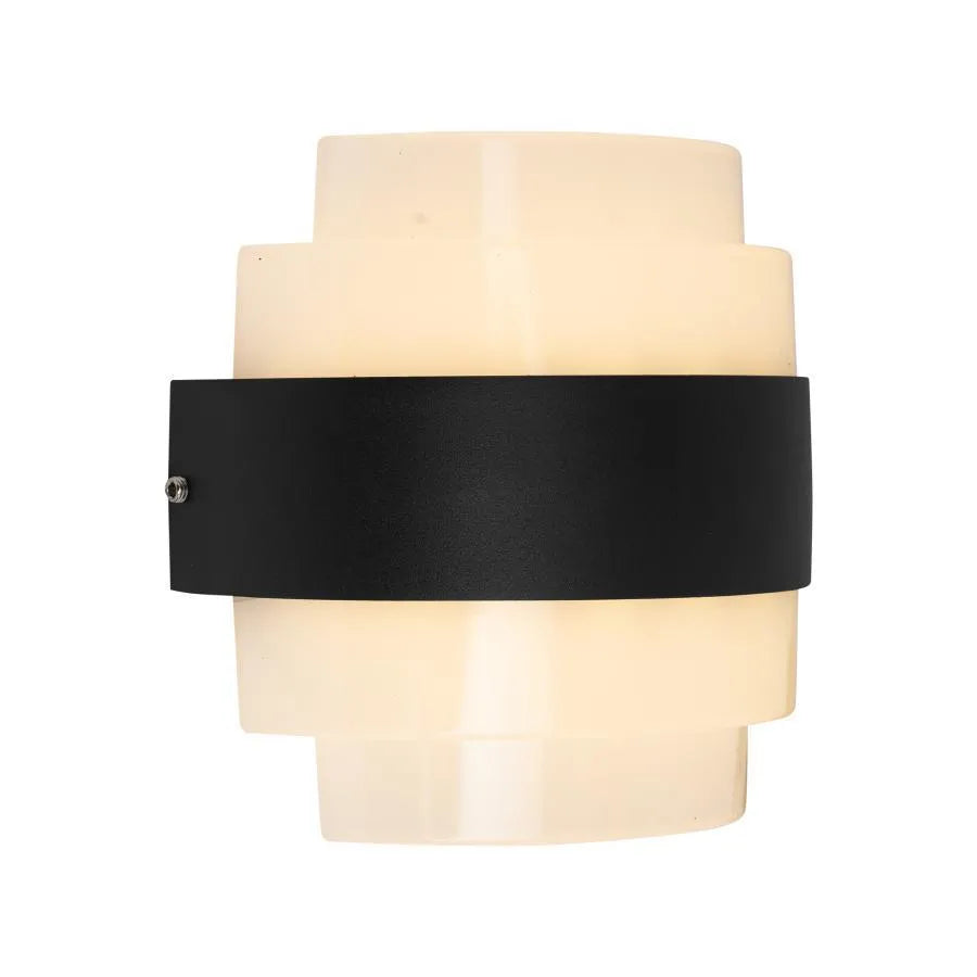 Aplica LED MONT BLANC, 12W, lumina Calda, Negru