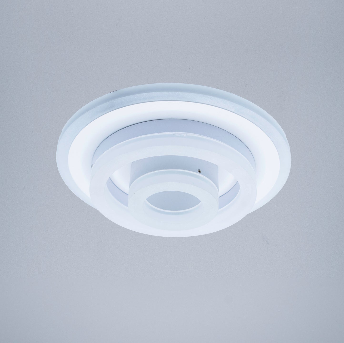 Lustra LED MILLIE 24W, Diametru 20cm, Rotunda, lumina Calda/Neutra, Alb