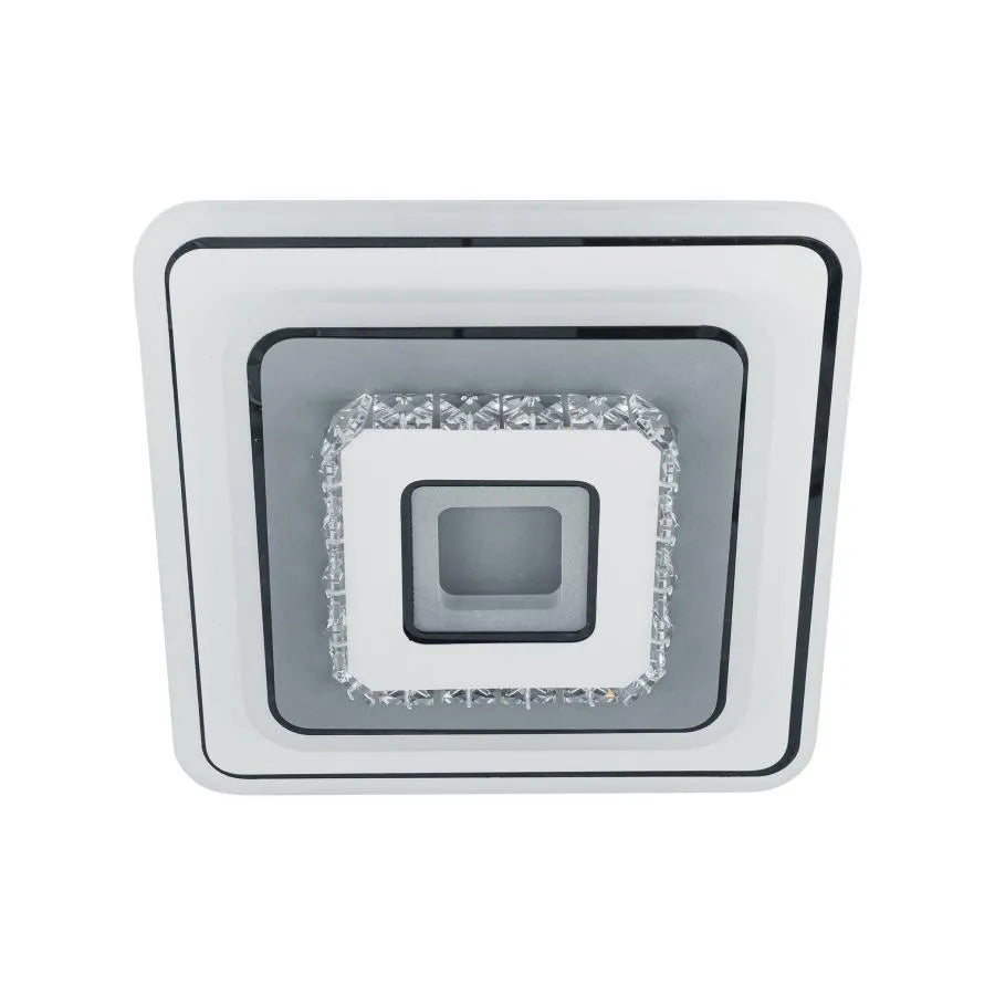 Lustra LED cu cristal ARABELA 35W, lumina Rece/Calda/Neutra, Alb