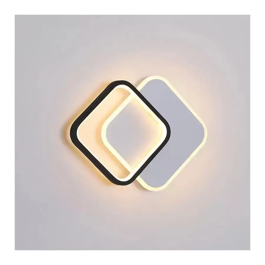 Lustra LED MARCELO 30W, lumina Rece/Calda/Neutra Alb Negru