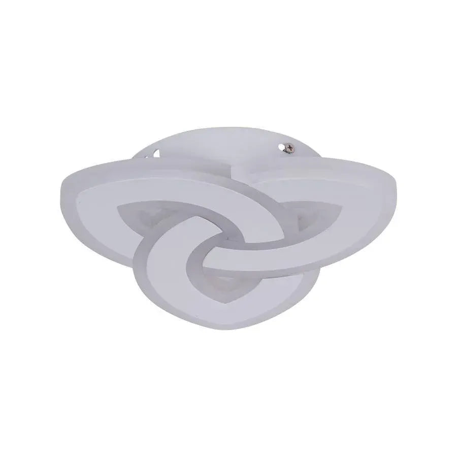 Lustra LED SAGEATA 48W, Diametru 20cm, lumina Rece/Calda/Neutra, Alb