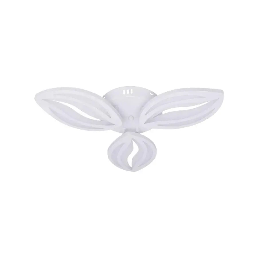 Lustra LED cu telecomanda ORCHID 39W, 3 Petale, lumina Rece/Calda/Neutra, Dimabila, Alb