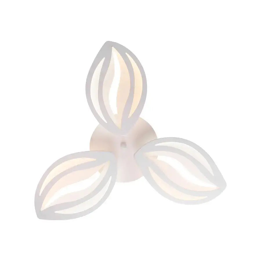 Lustra LED cu telecomanda ORCHID 39W, 3 Petale, lumina Rece/Calda/Neutra, Dimabila, Alb