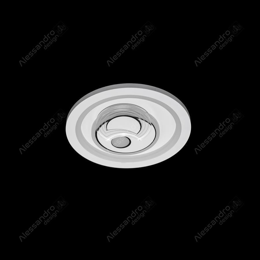 Lustra LED KATHLEEN RGB 15W, lumina Calda/Neutra, Alb