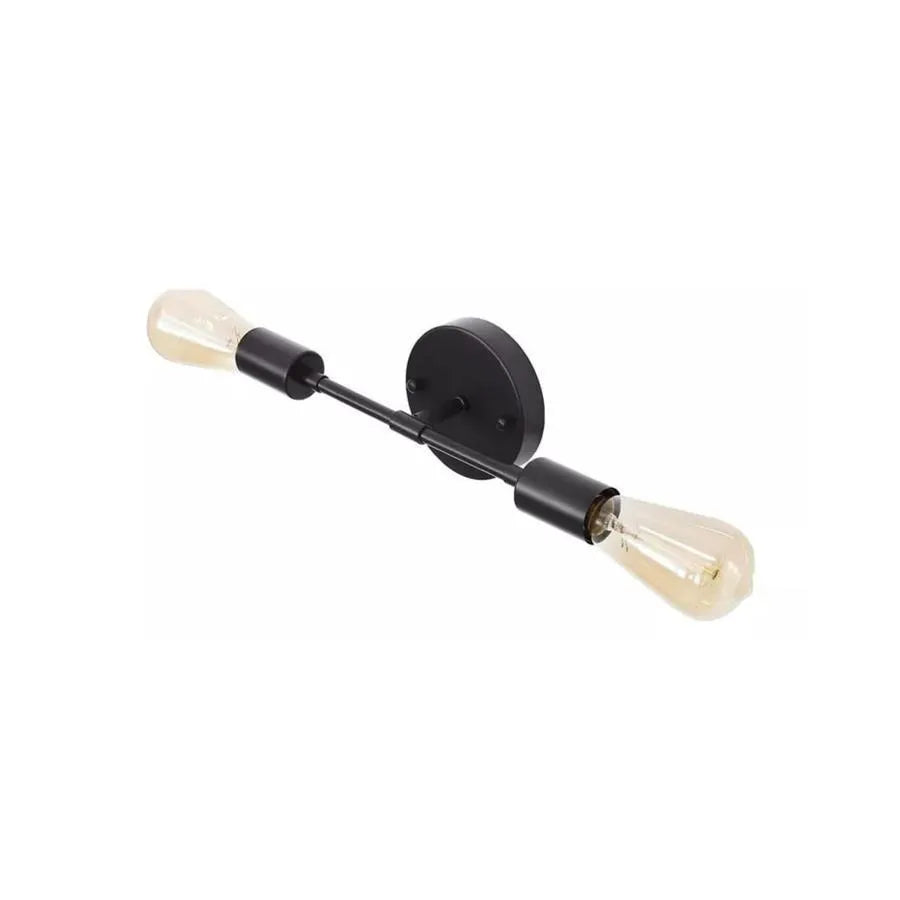 Lustra Sindi, 2 x E27, Metal, Negru