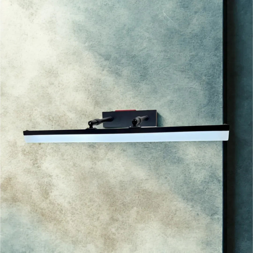 Aplica LED de Baie, MALAWI, 10W, liniara, lumina Neutra, Negru