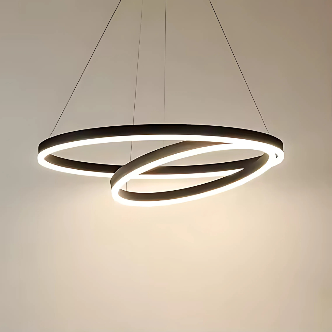 Lustra LED suspendata PAGANO 31W, 4000K, 30x49cm, Negru, Inaltime Reglabila