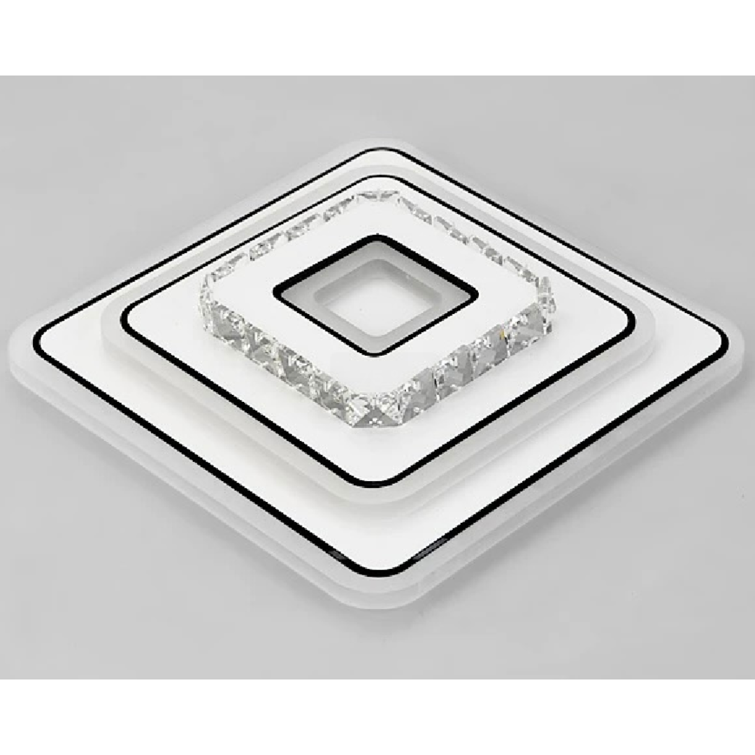 Lustra LED cu cristal ARABELA 35W, lumina Rece/Calda/Neutra, Alb