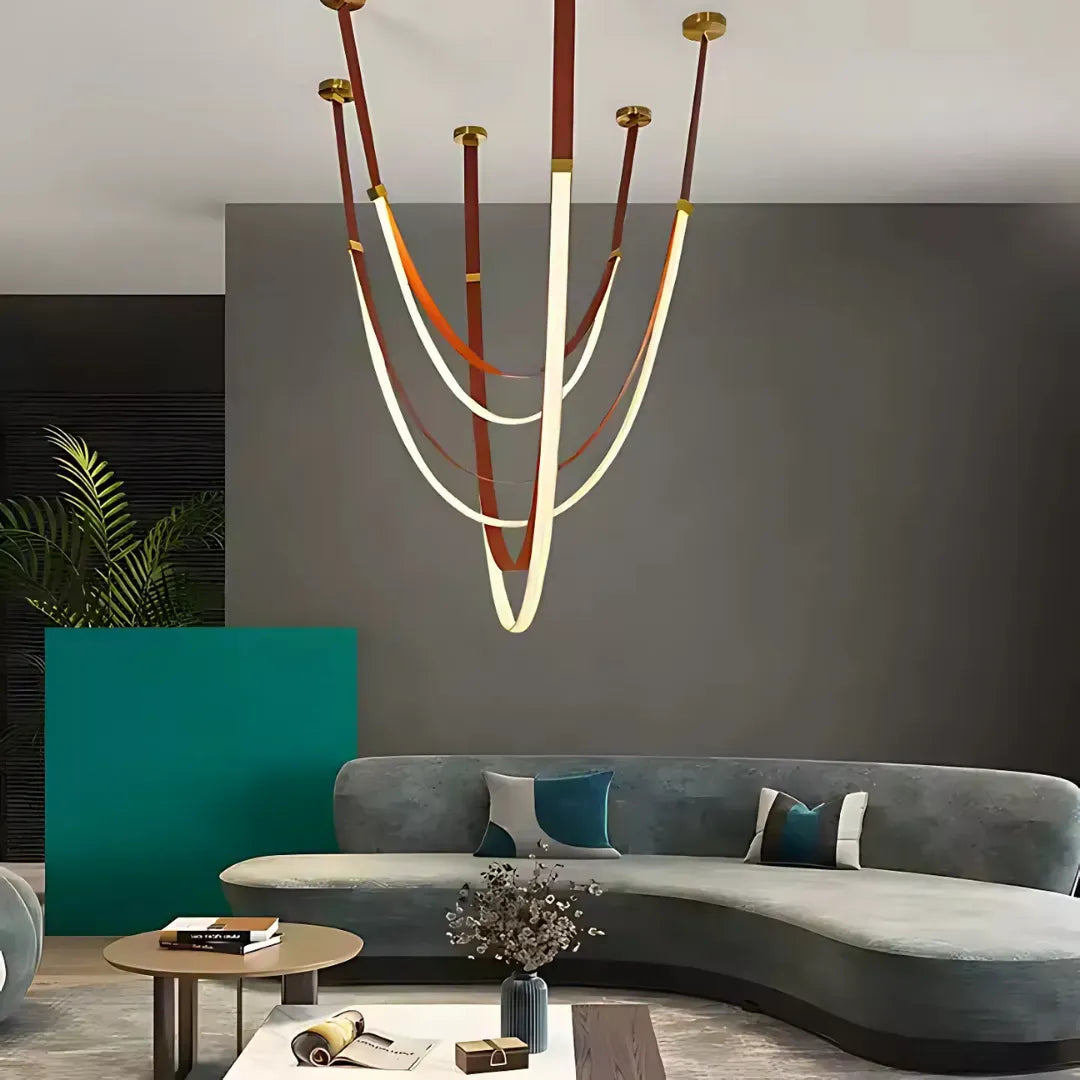 Candelabru Modern, LED, ARIA Largo, 36W, lumina Neutra, Maro