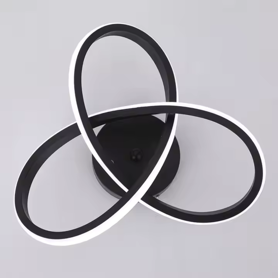 Lustra LED VERTEX Infinitum 26W, Lumina Rece/Calda/Neutra, Negru