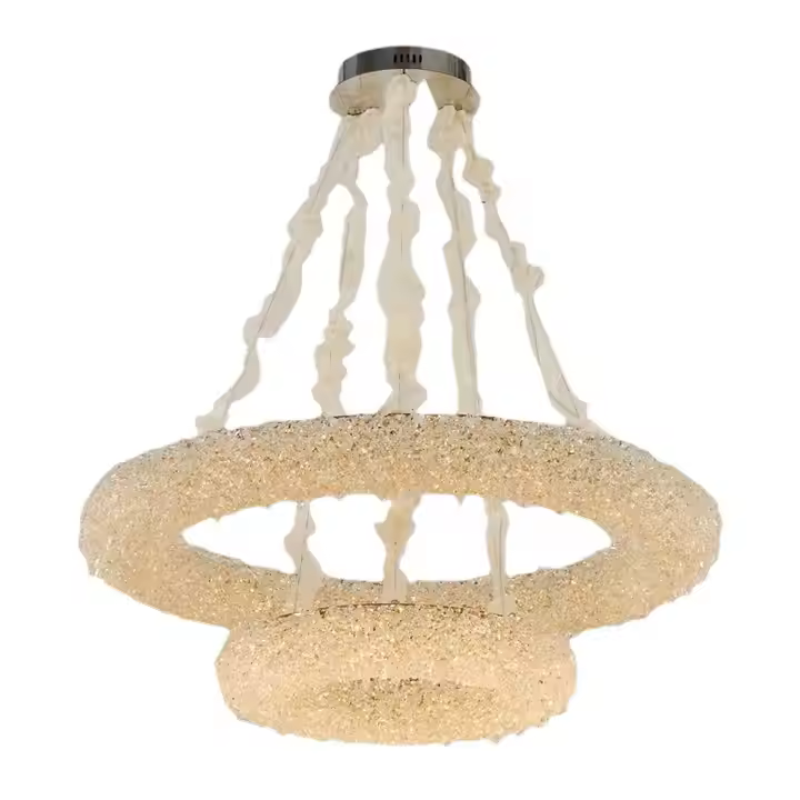 Candelabru Cristal, HOHENZOLLERN Imperio, 59W, Diametru 100cm, Lumina Rece/Calda/Neutra, Auriu, Inaltime Reglabila