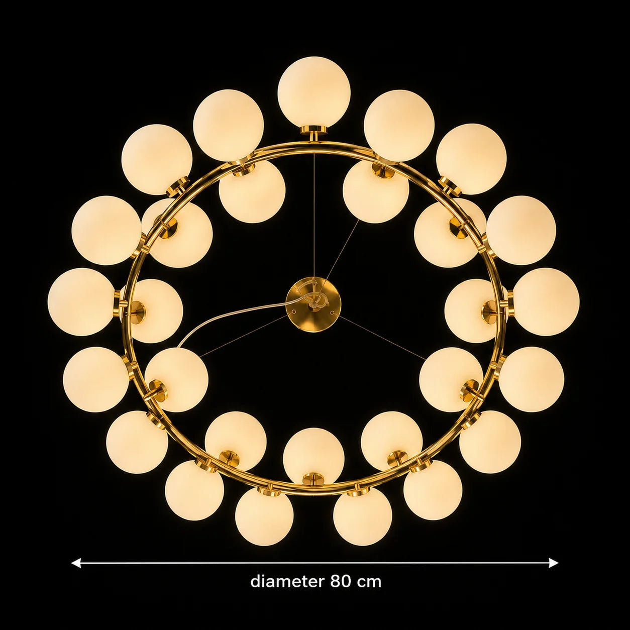 Lustra LOFT Chamber, 25x G9, Alb Auriu, Metal, Inaltime Reglabila, Modern - 01_LC802-25GD.png