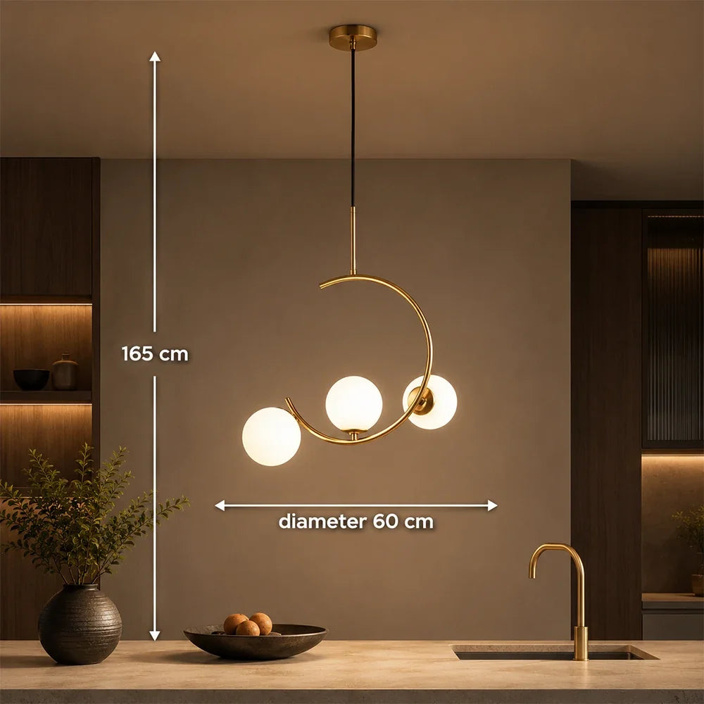 Lustra LOFT Atrium, 3x G9, Alb Auriu, Metal, Inaltime Reglabila - 01_LC802-3GD.png