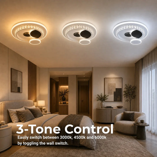 Lustra LED cu cristal HELIOX, 37W, 4 Cercuri, lumina Rece/Calda/Neutra, Negru - 01_LL653-300BK.png