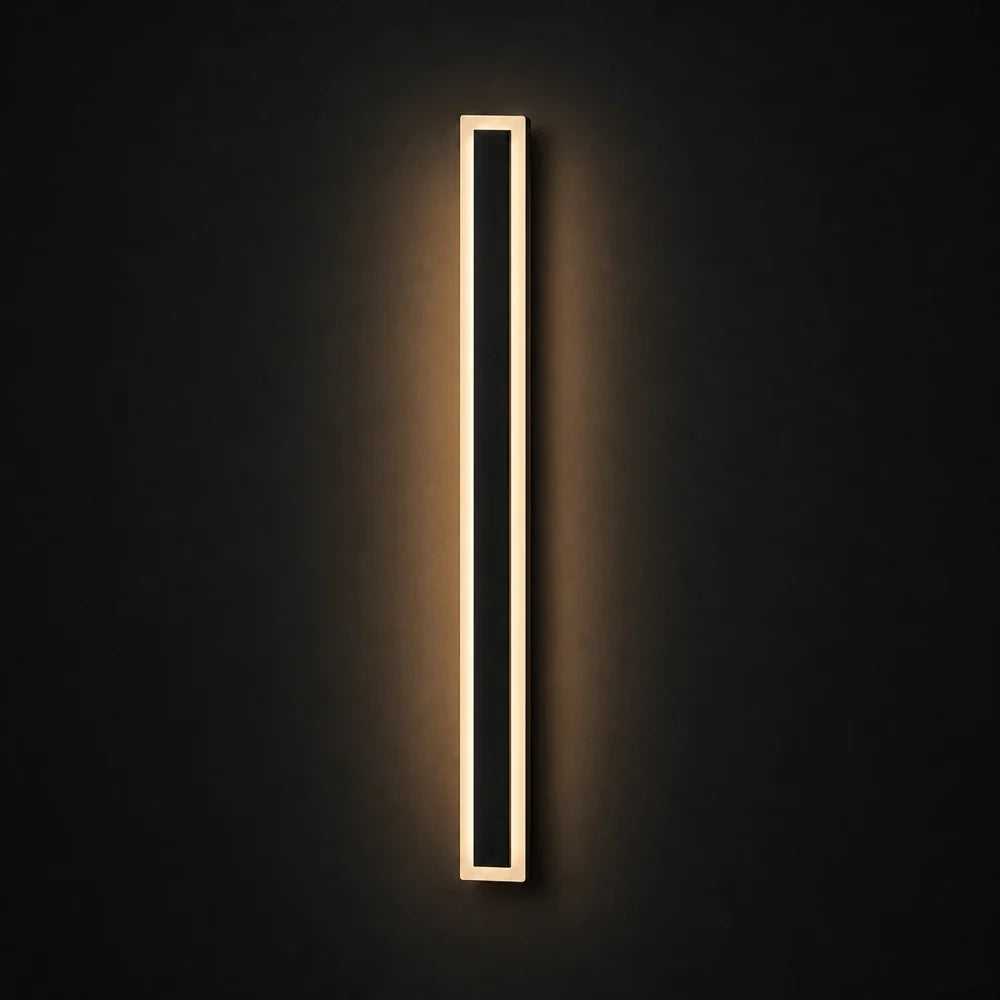 Aplica LED de Exterior Mack, Lungime 90cm, 10W, IP65, Metal, Liniar, Negru - 02_AX200-900BK.png