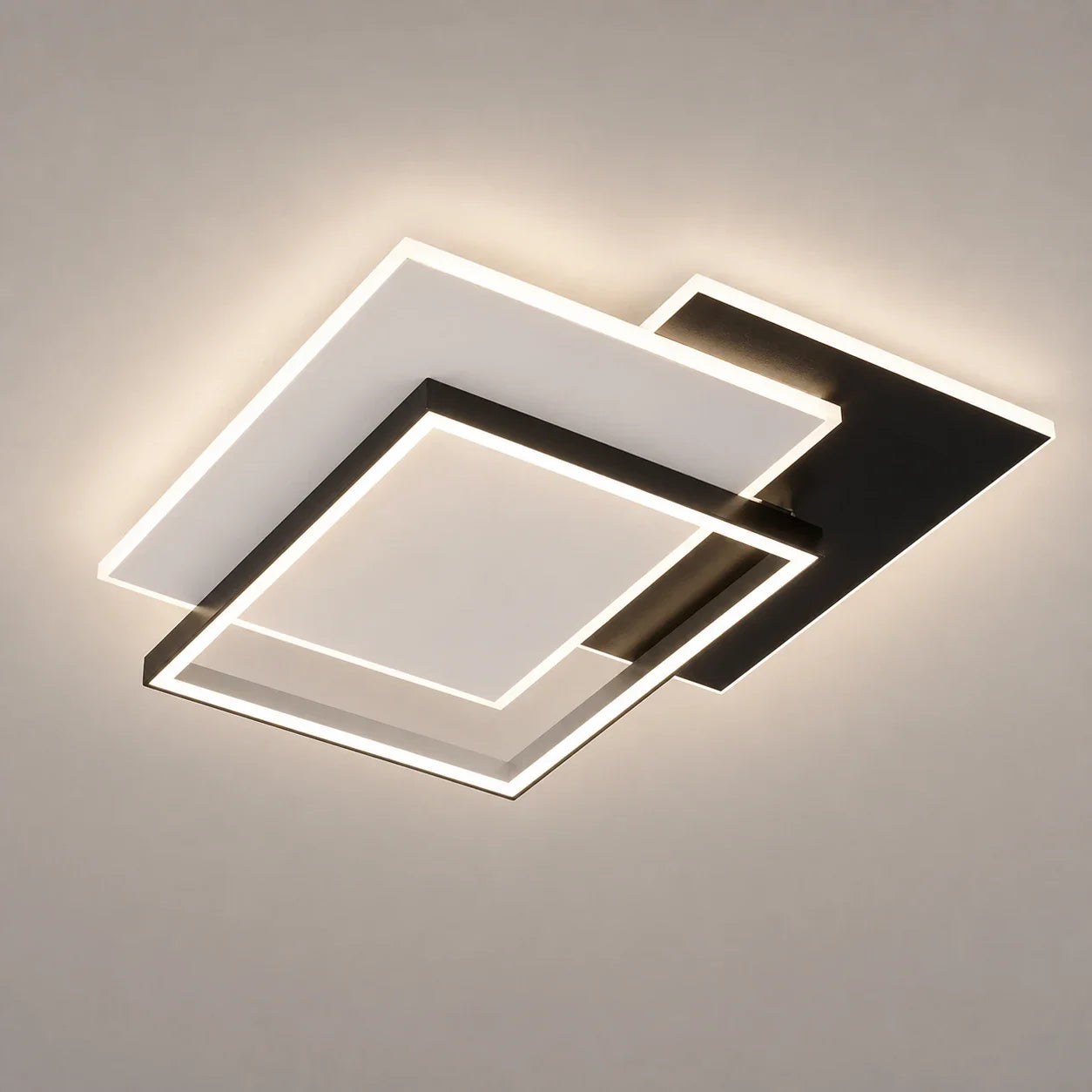 Lustra LED cu telecomanda CHIARA 98W, 3 Patrate, lumina Rece/Calda/Neutra, Dimabila, Negru - LT633-500P_cover.png