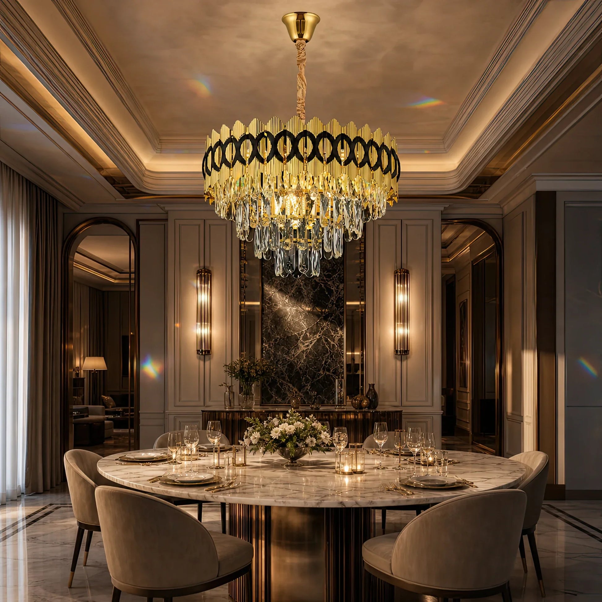 Candelabru Cristal PIERREFONDS Eleganza 8x E14, Diametru 48.5cm, Auriu Lucios, Inaltime Reglabila - 05_CC8942-500.png