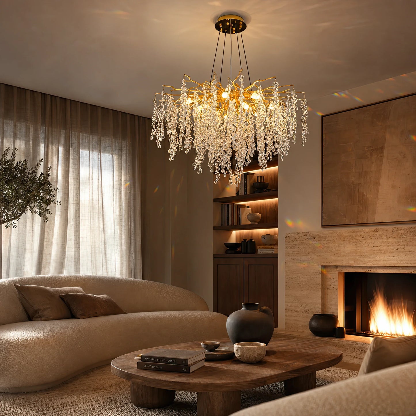 Candelabru Cristal WALTZ Cascade, 9x G9, Auriu, 80cm, Inaltime Reglabila - 06_CC331-80.png
