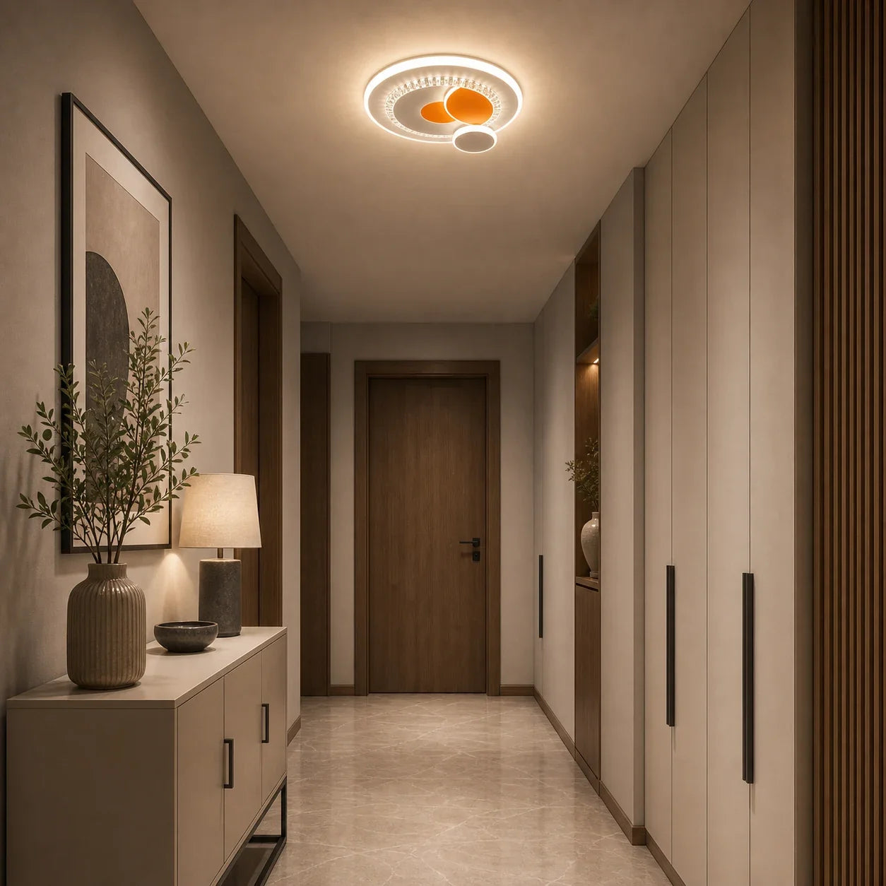 Lustra LED cu cristal HELIOX, 40W, 4 Cercuri, lumina Rece/Calda/Neutra, Alb - 06_LL653-300OR.png