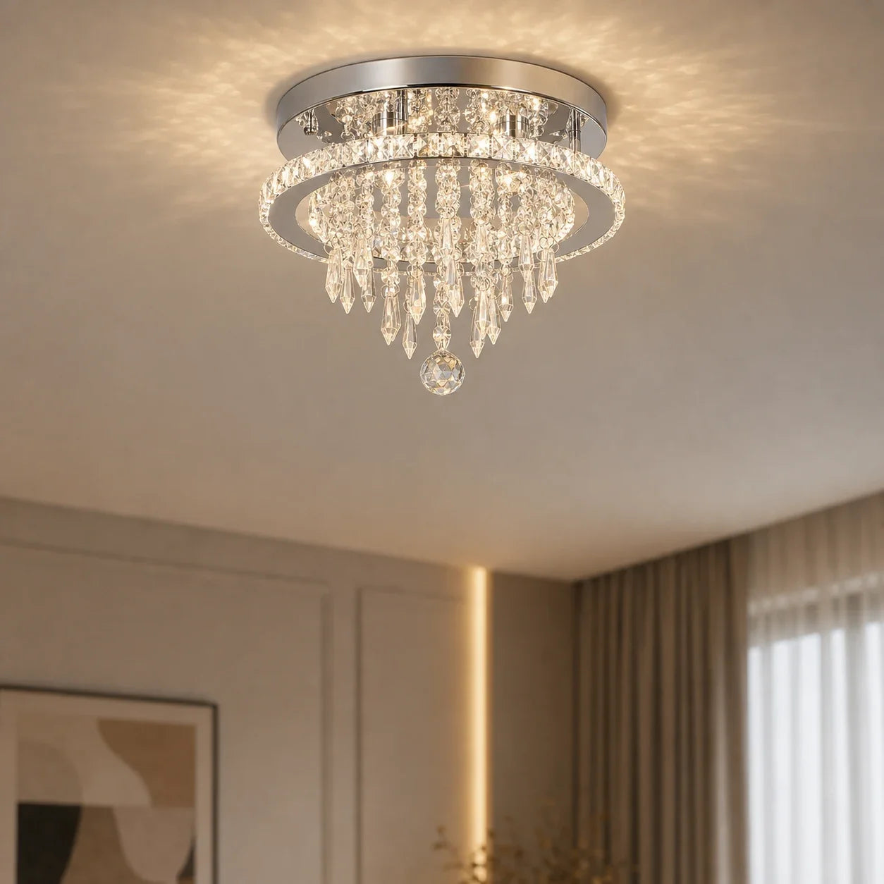 Candelabru LED Alberico Rotund, 17W, Lumina Rece/Calda/Neutra, Cristal, Crom Lucios - 08_LL010.png