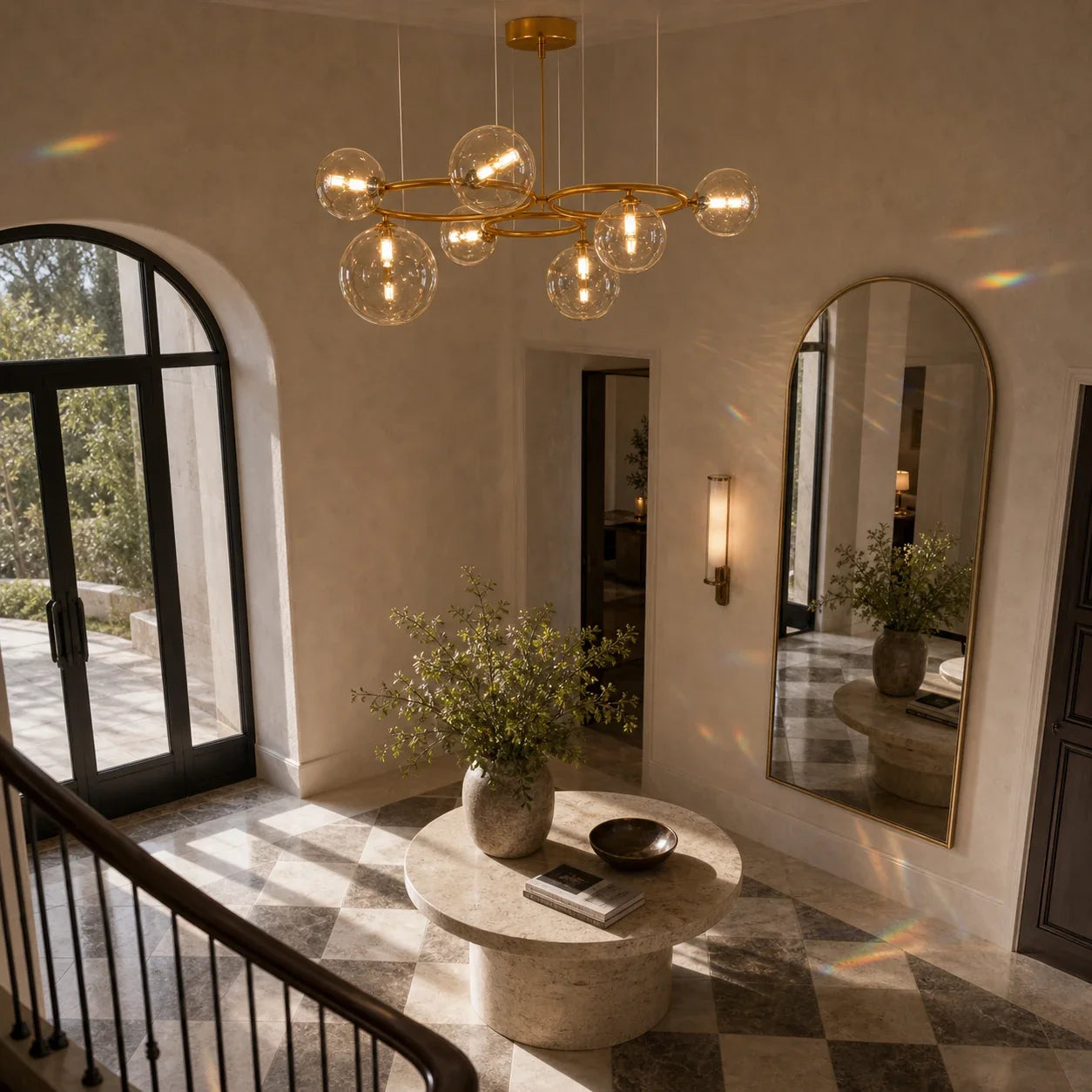 Lustra VENERE Luce, 3 Cercuri, 7xG9, Auriu, Metal , Inaltime Reglabila - 08_LC811-7.png
