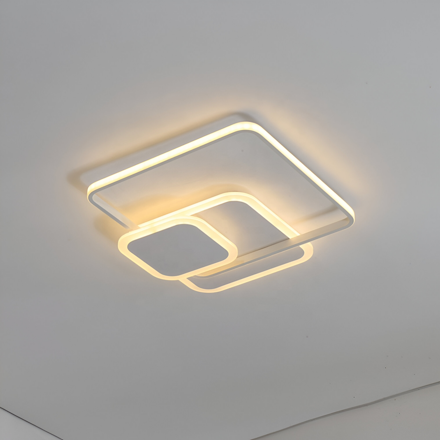 Lustra LED cu telecomanda ANEMONA 75W, 3 Patrate, lumina Rece/Calda/Neutra, Dimabila, Alb Lustre LED cu Telecomanda Default Title Alessandro Design