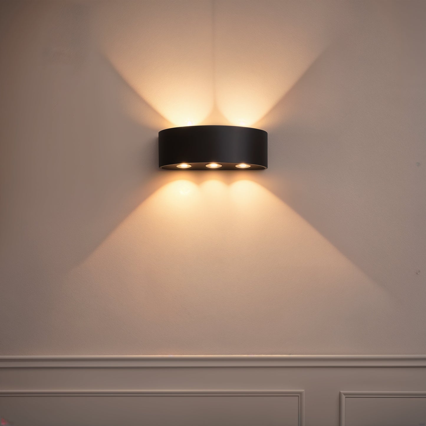 Aplica LED Exterior Ellis, 6W, 6 Surse de lumina, Lumina Calda, Negru Aplice de Exterior Default Title Alessandro Design
