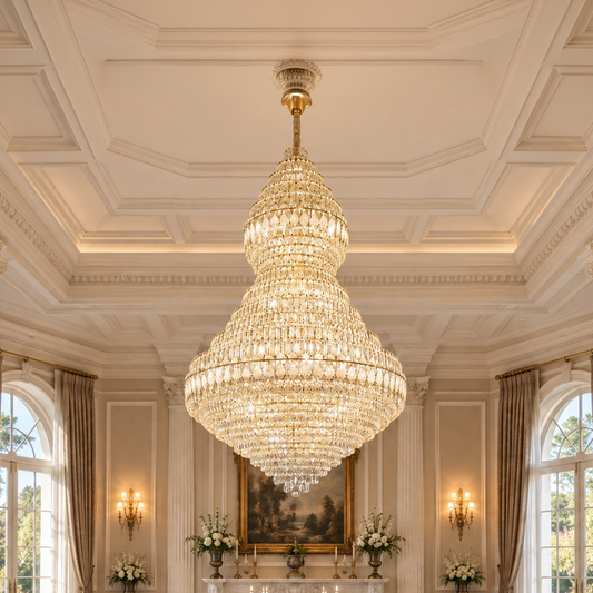 Candelabru VELVET Supremo auriu cu cristale, imagine principală