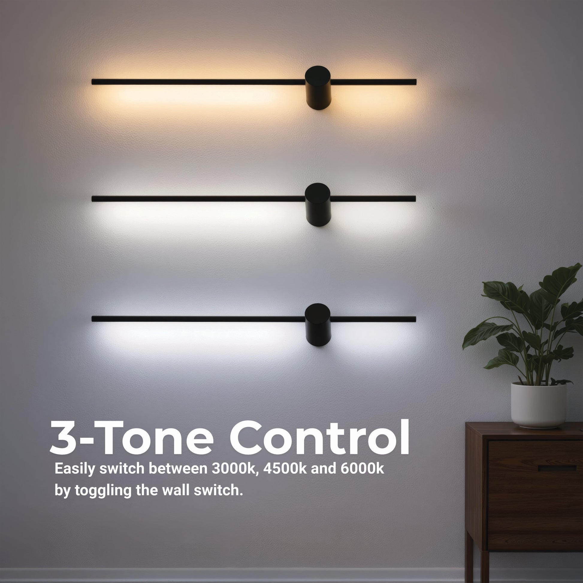 Aplica LED Angelique 24W Alb Negru Aplice de Interior Default Title Alessandro Design