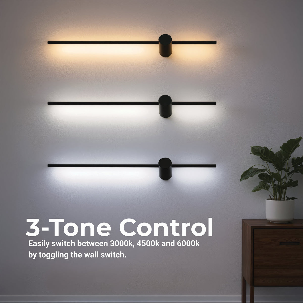 Aplica LED Angelique 24W Alb Negru Aplice de Interior Default Title Alessandro Design