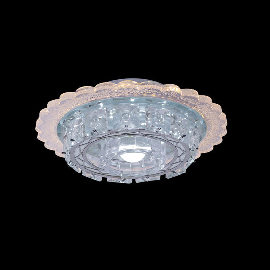 Lustra LED 24W, 3000/4000/6000K, Cristal, Crom 29949 - LEDS