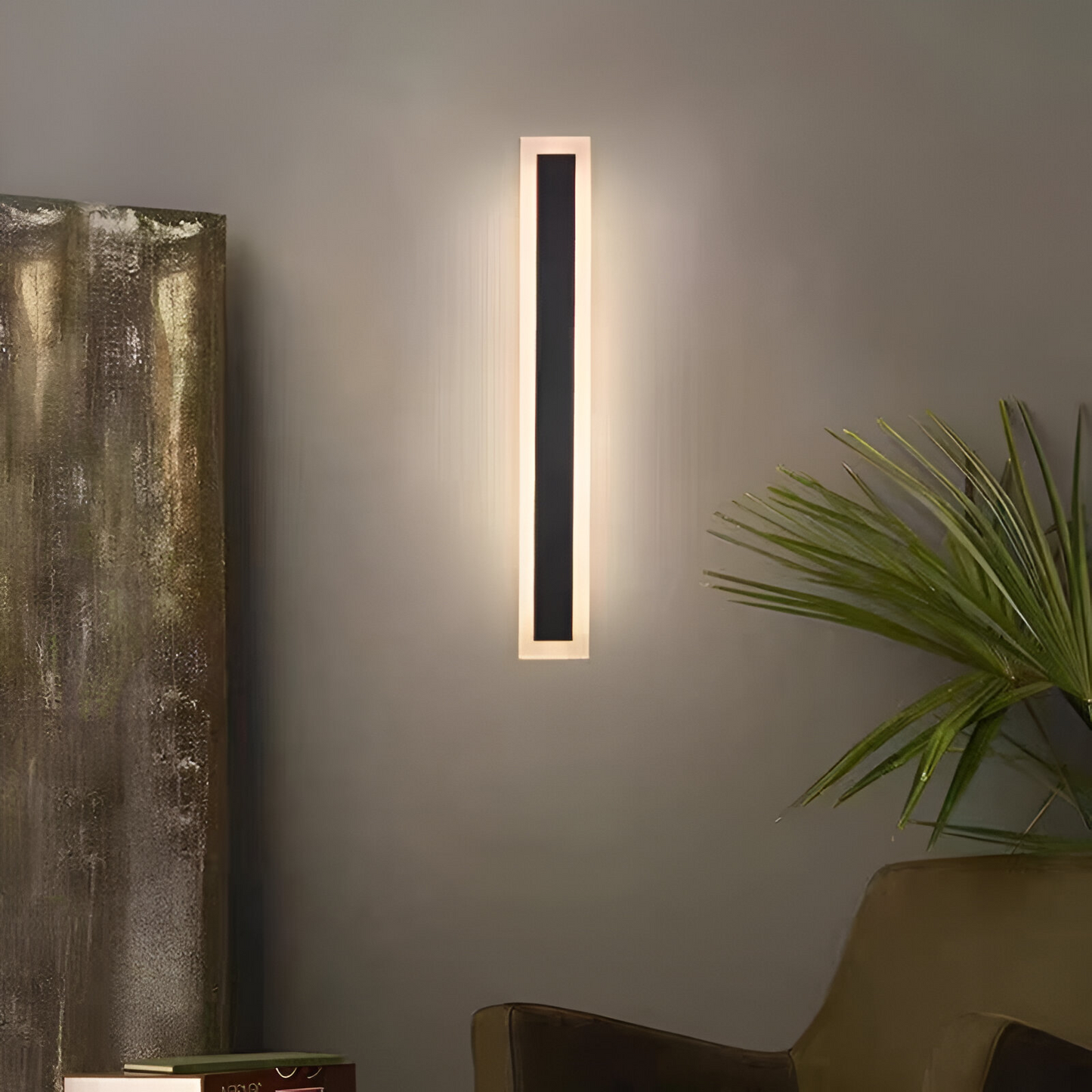 Aplica LED de Exterior Mack, Lungime 30cm, 4W, IP65, Metal, Liniar, Negru Aplice de Exterior Default Title Alessandro Design