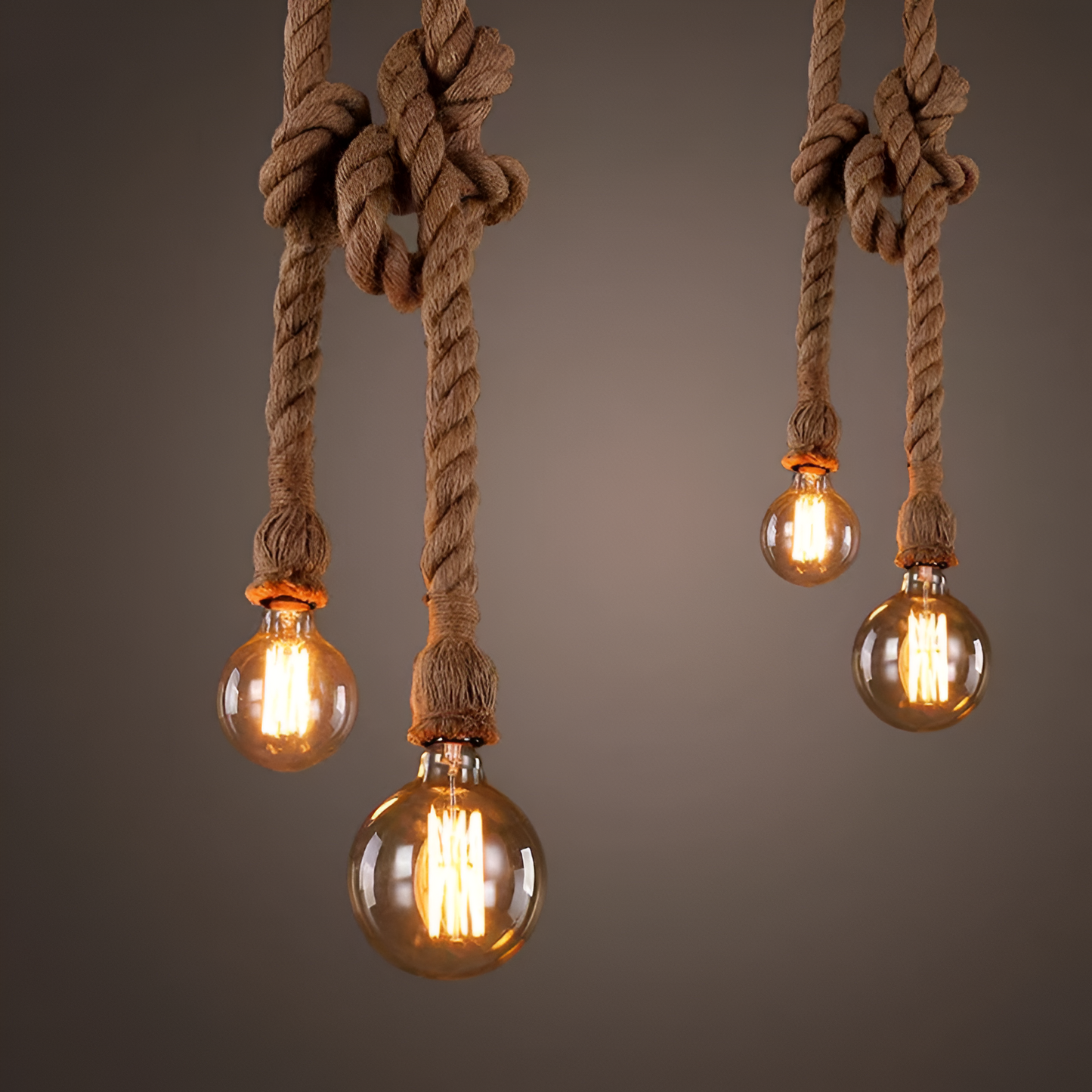 Lustra Vintage LV120/10BK, 10xE27, Rustic, Sfoara si Metal, 2x100cm, Suport Negru