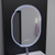 Oglinda LED Ovala 60x80cm Velara Touch Sistem Dezaburire Dimabila