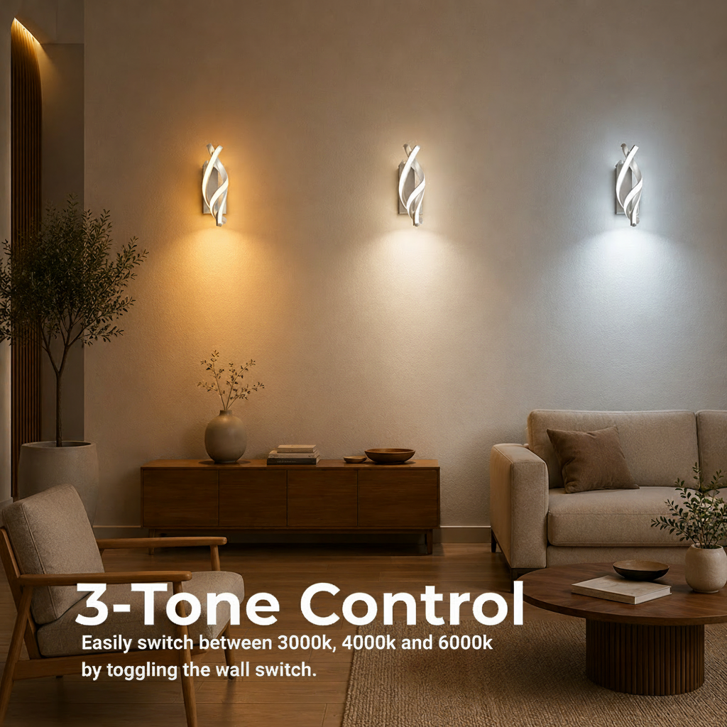 Aplica LED Reid 13W, Lumina Rece/Calda/Neutra, Alb Aplice de Interior Default Title Alessandro Design