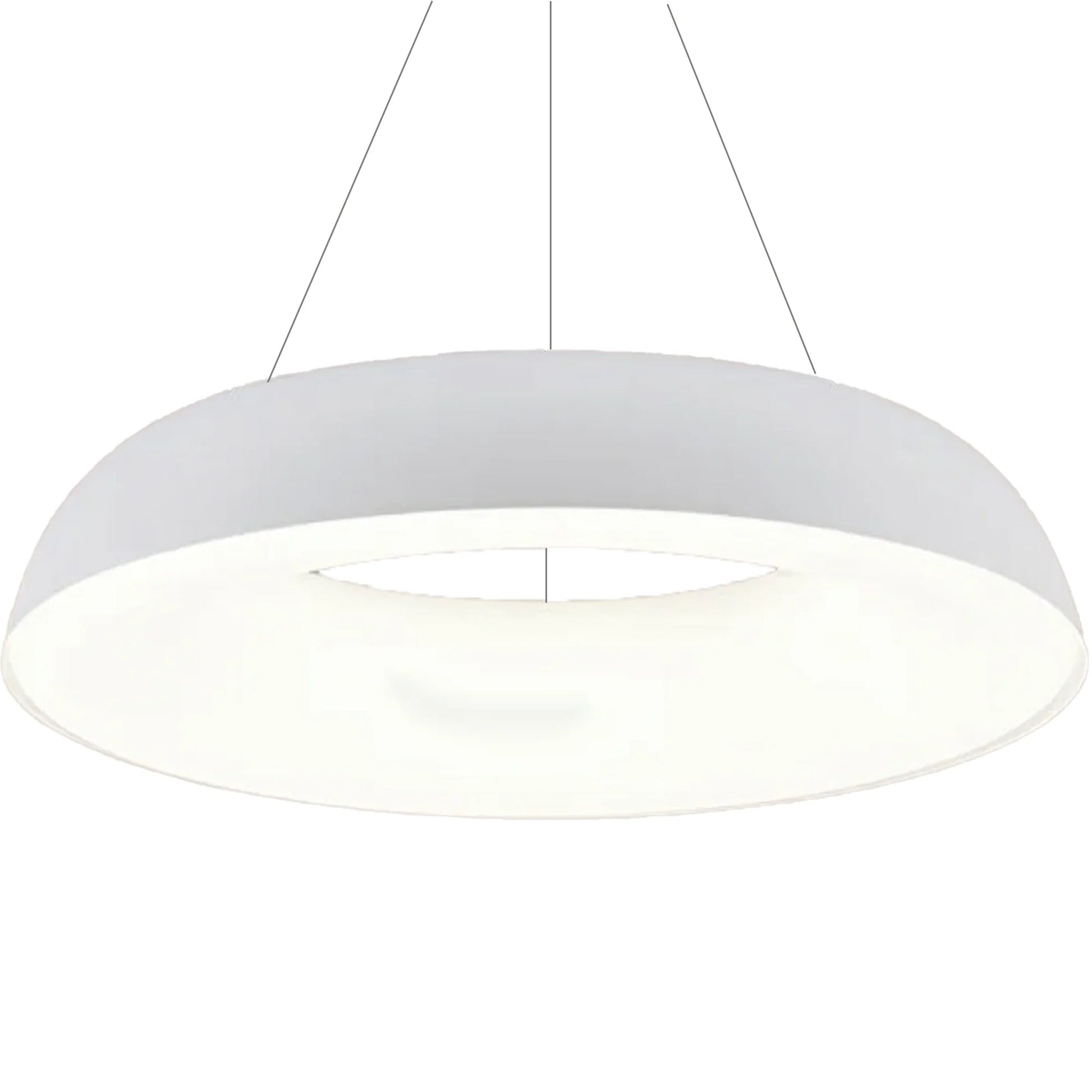 Lustra LED suspendata cu Telecomanda CHIARA, 73W, Lumina Rece/Calda/Neutra, Dimabila, Alb Lustre LED cu Telecomanda Default Title Alessandro Design
